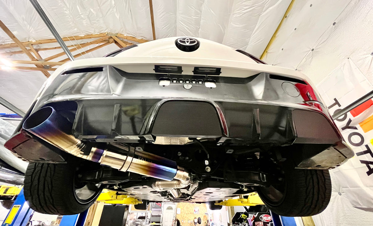 GRC Track Edition Drivers Exit Exhaust – RK Titanium