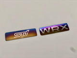 Subaru Titanium Rear Badge