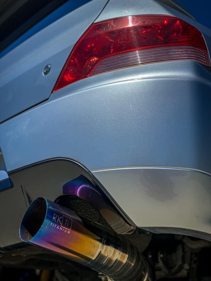 Evo 8/9 Signature 3 Cat Back Exhaust System – RK Titanium