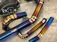 Evo X Titanium Upper Intercooler Pipe Kit