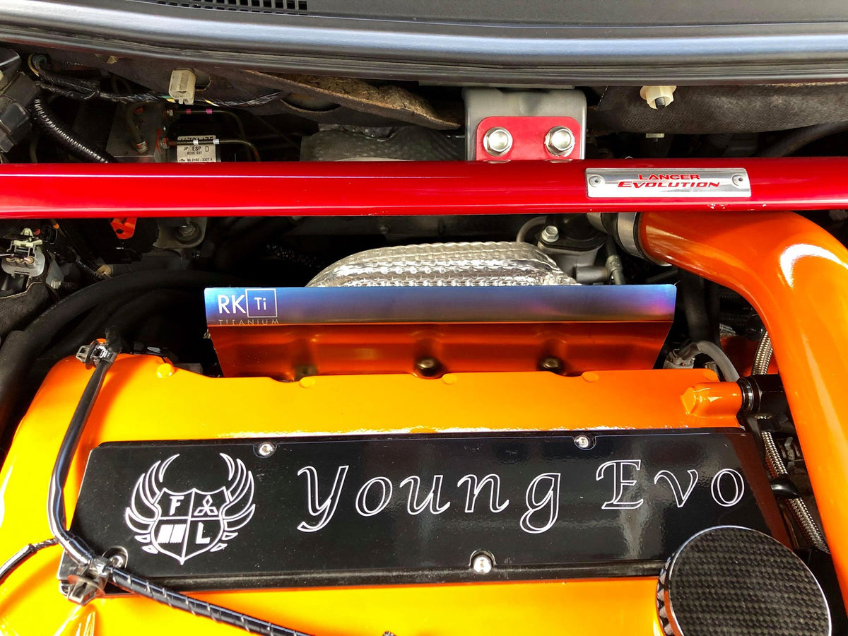 Evo X Valve Cover Heatshield RK Titanium